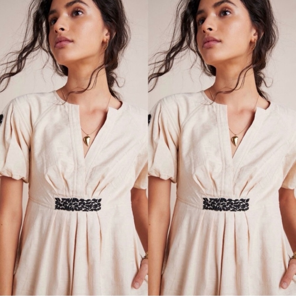 Anthropologie Orla Embroidered Mini Dress - Picture 4 of 11